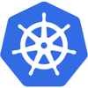 Kubernetes icon a tool for mobile application development